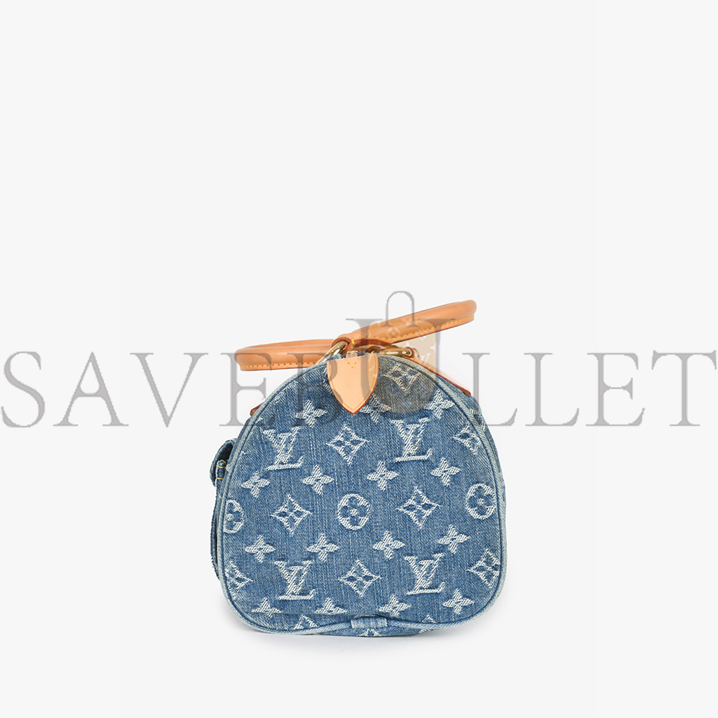 l**is V*t*n monogram denim neo speedy bag m95019 (30*17*15cm)